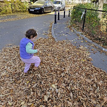 Frunzele fac "foșni foșni mami" ❤️