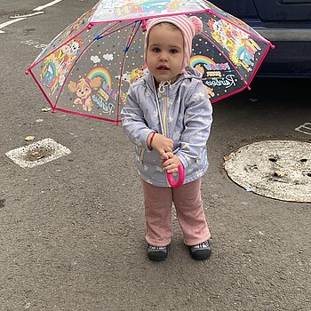 Under my umbrella! 😆☂️