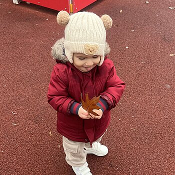 Iubim natura,în special să adunăm frunze și castane 😂❤️