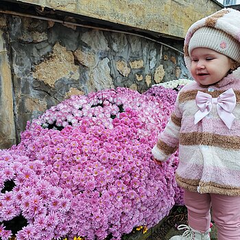 Mare veselie printre crizantemele toamnei ♥️