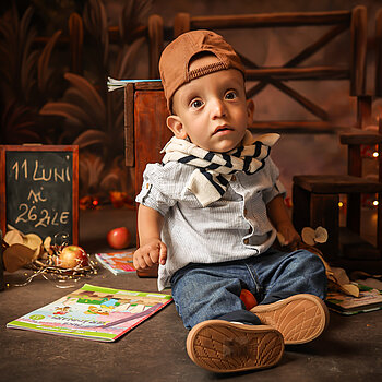 Prima zi de școală bebelușească