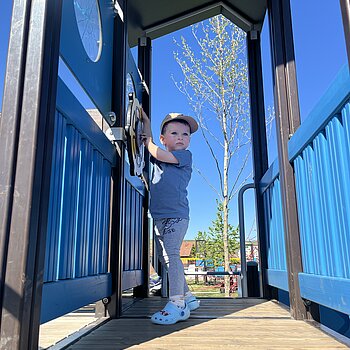 Cu Filip în parc