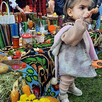 Târgul de toamnă de la grădiniță.