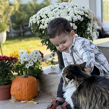 Vladi și artistul preferat, toamna! ❤️🍁