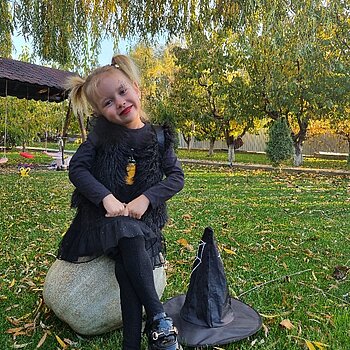 Fericirea ei face toamna să strălucească!🍂❤️