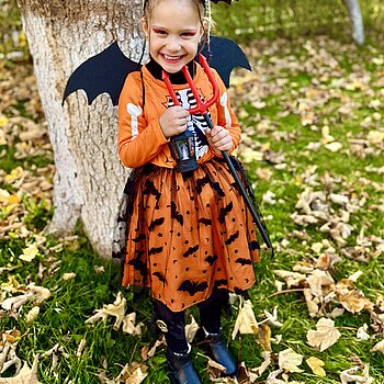 Poză realizată de halloween în această toamnă